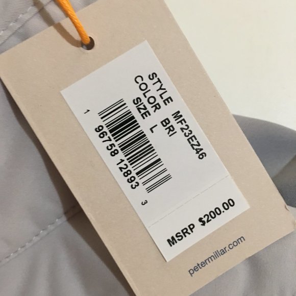 Peter Millar Crown Full Zip Mens Gray Quilted Vest Jacket Large $200 - Picture 4 of 9